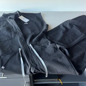 Figs Black Scrubsuit